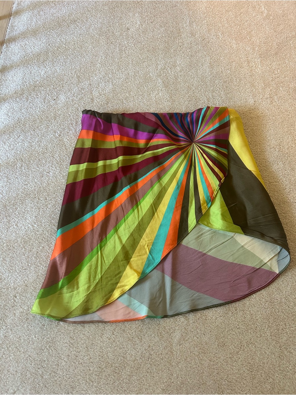 Sheridan For Tish Martha Sherbert Silk Shirt/Skirt - Picture 4 of 8